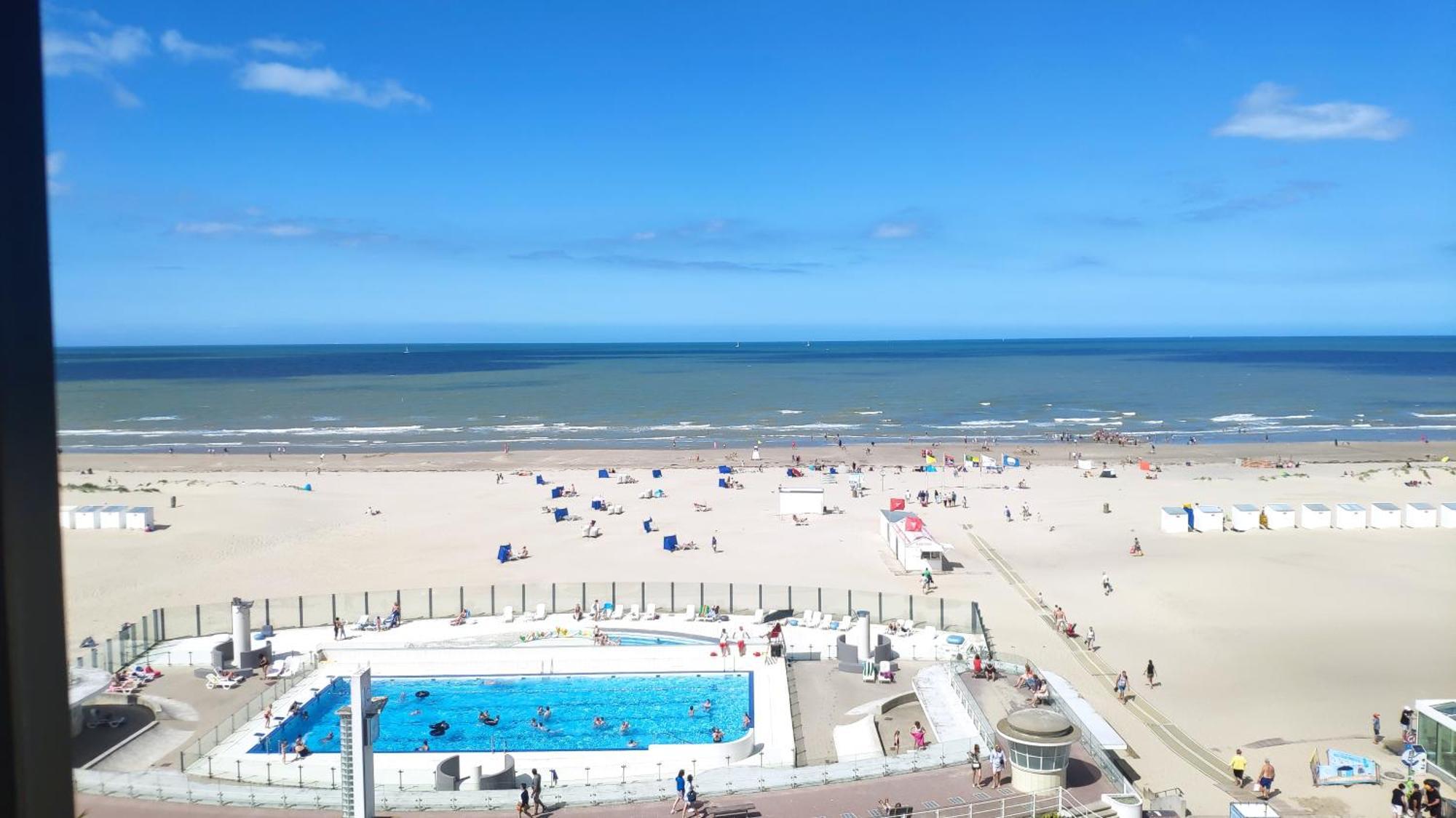 Zeezicht Vanop Het 6 De Verdiep Oostduinkerke Exterior photo